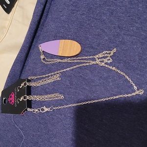 Paparazzi Going Overboard - Purple Necklace